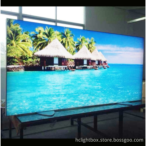 Free Standing Display Mobile Textile Light Box for Exhibition
